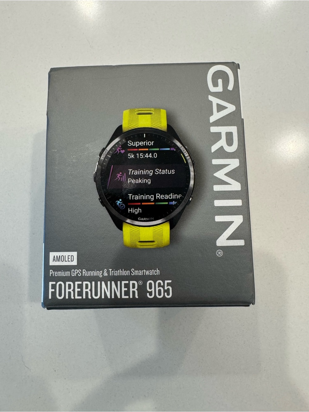 Garmin Forerunner 965 Smartwatch - Bright Yellow Band